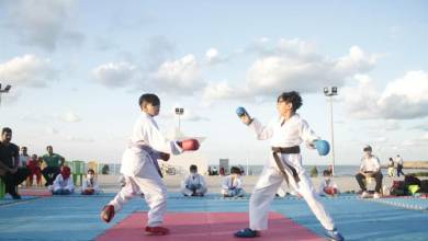 مسابقه کاراته استعدادیابی و نمایشی ویژه نونهالان در منطقه آزاد انزلی برگزار شد