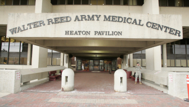 معاینه بایدن در بیمارستان نظامی «والتر رید»