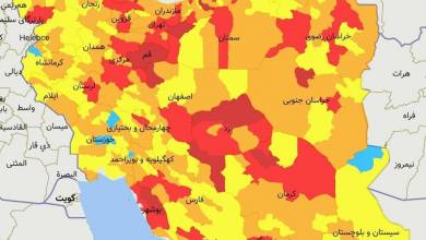 آخرین رنگ‌بندی کرونایی شهرهای کشور/۷۷ شهر در وضعیت قرمز کرونا