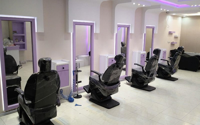 Necessary equipment for men's barber shop