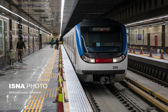 ادامه روند رفع نواقص خط ۳ متروی تهران