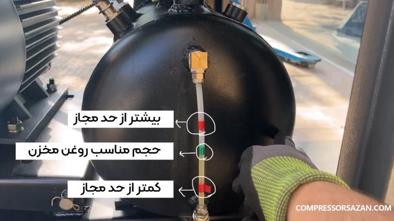 بهترین زمان تعویض روغن کمپرسور اسکرو