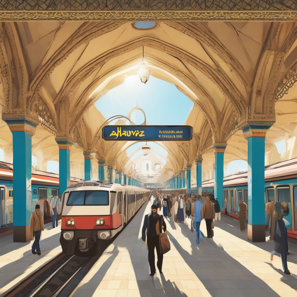 چگونه می توان بلیط قطار از ایستگاه راه آهن اهواز تهیه کرد؟