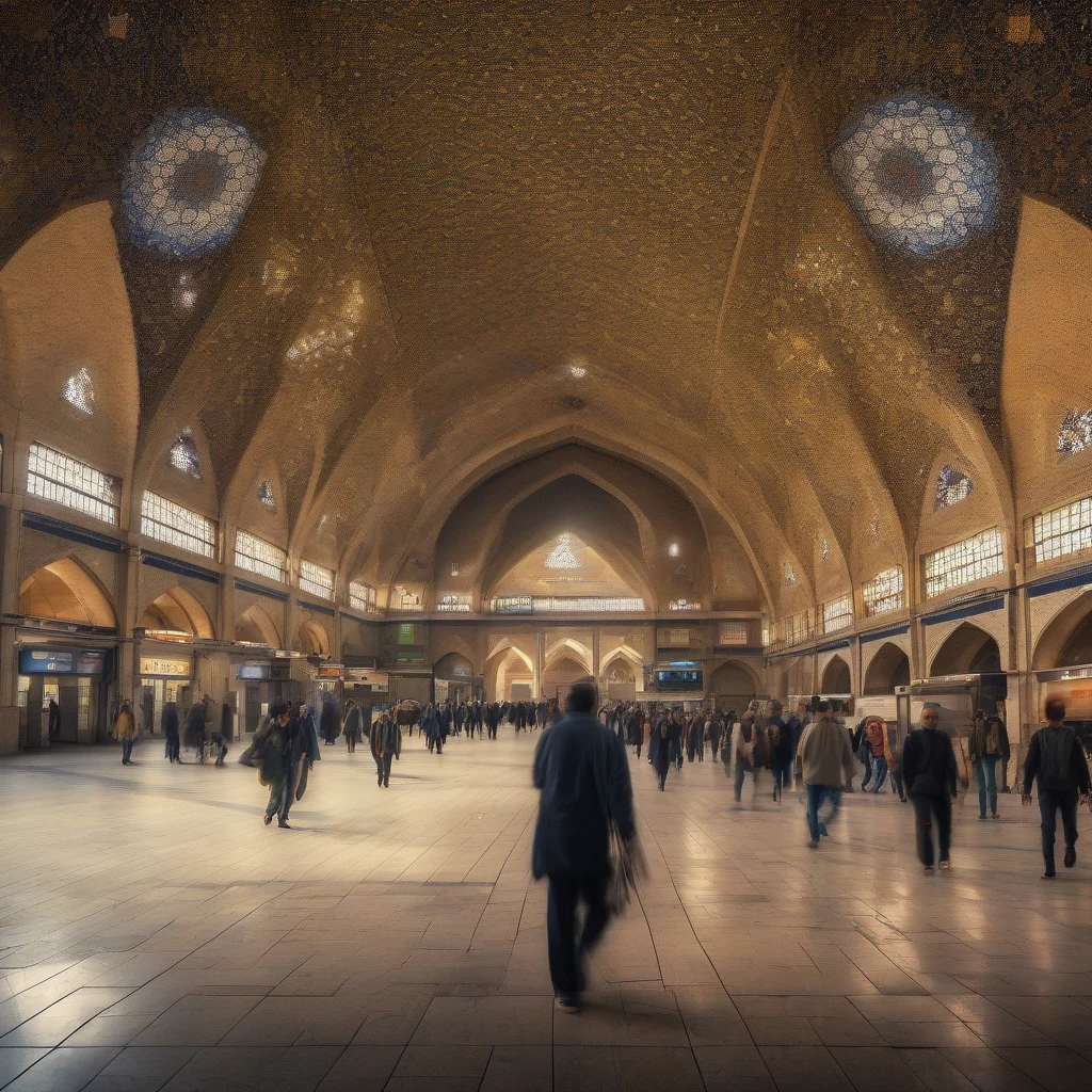 چگونه می توان به ایستگاه راه آهن اصفهان دسترسی پیدا کرد؟