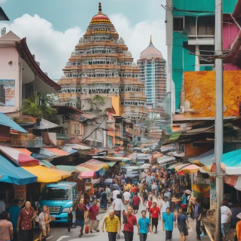 چگونه تنوع فرهنگی در کوالالامپور به دست آمده است؟